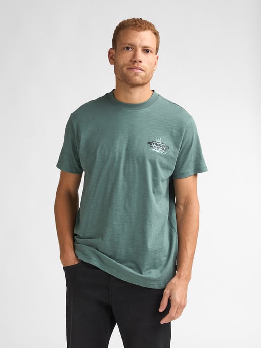 Petrol Industries - Backprint T-Shirt FuegoSur Herren - Grün - Image 3