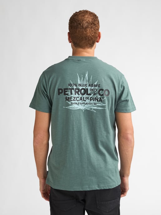 Petrol Industries - Backprint T-Shirt FuegoSur Herren - Grün - Image 4