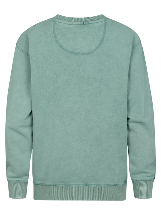 Petrol Industries - Bedruckter Crewneck-Pullover Ranchero Boys - Grün - Image 2