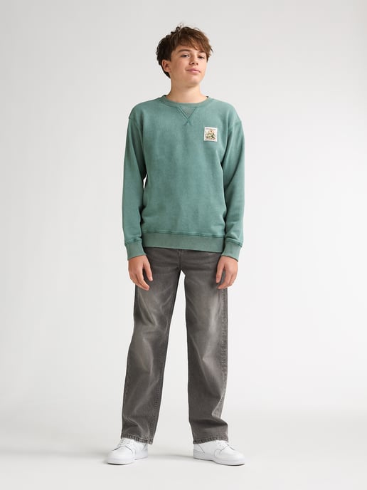 Petrol Industries - Bedruckter Crewneck-Pullover Ranchero Boys - Grün - Image 5