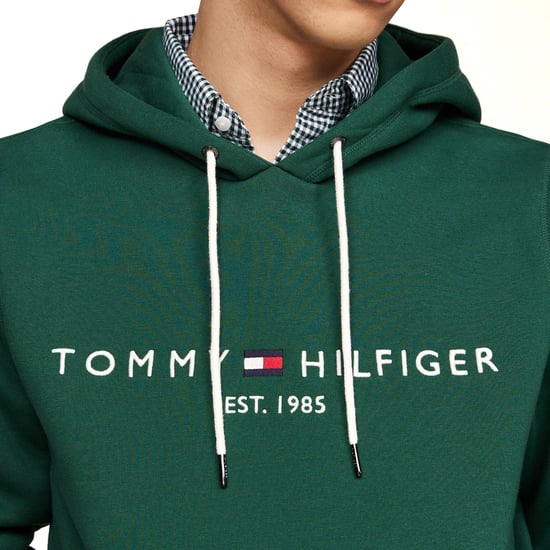 Tommy Hilfiger Logo Hoodie  Grun - Image 3
