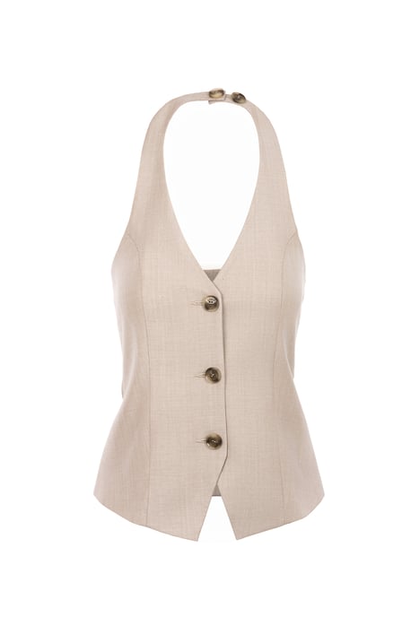 BENU Beige Damen Anzugweste - Image 4
