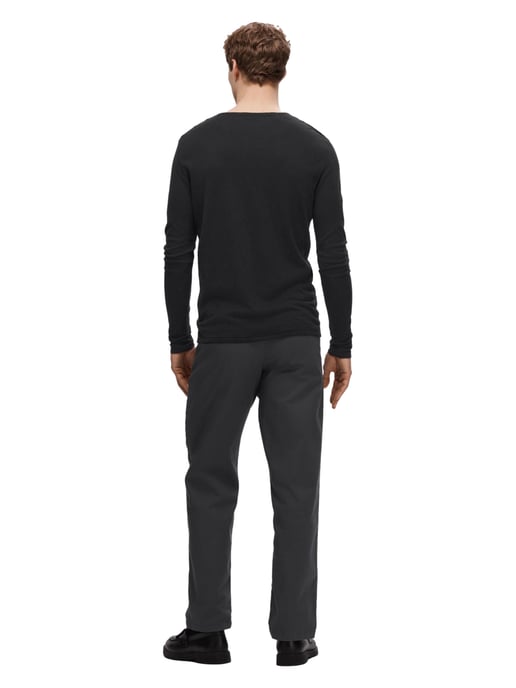 Rocks Knit Crew Neck Zwart von Selected in der farbe Schwarz und in größe L. - Image 2