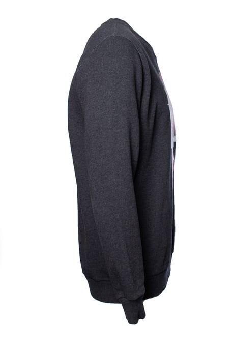 Givenchy, grauer Rundhals-Pullover mit Druck - Image 3