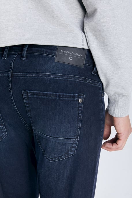 Lance Mid Waist Regular Length 5 Pocket Jeans Night Blue - Image 3