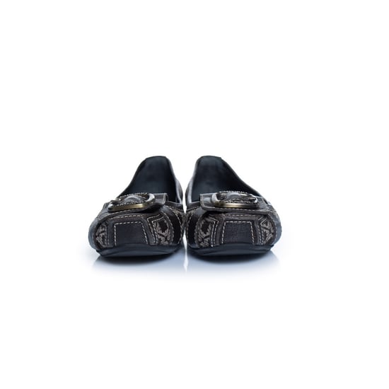 Emporio Armani, gewebte Schnallen-Ballerinas - Image 4