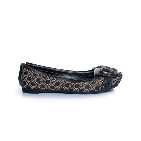 Emporio Armani, gewebte Schnallen-Ballerinas - Image 5