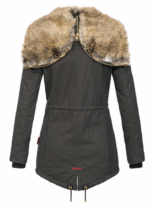 Navahoo Damen Winterjacke Diamond – Warm, Edel & Mit Teddyfell - Image 4