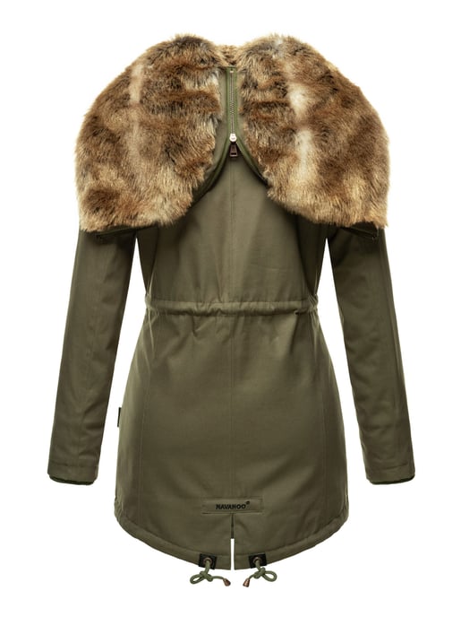 Navahoo Damen Winterjacke Diamond – Warm, Edel & Mit Teddyfell - Image 4
