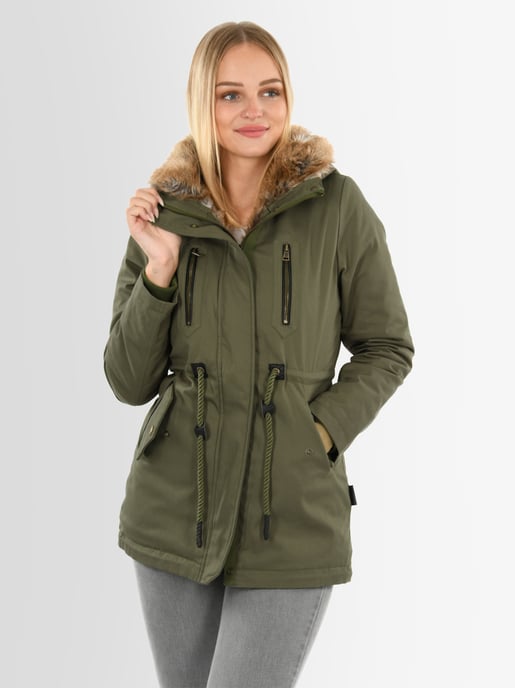 Navahoo Damen Winterjacke Diamond – Warm, Edel & Mit Teddyfell - Image 5