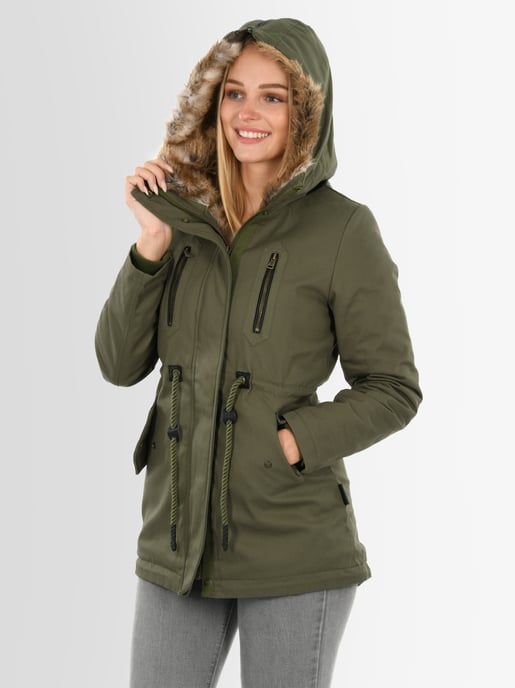 Navahoo Damen Winterjacke Diamond – Warm, Edel & Mit Teddyfell - Image 6