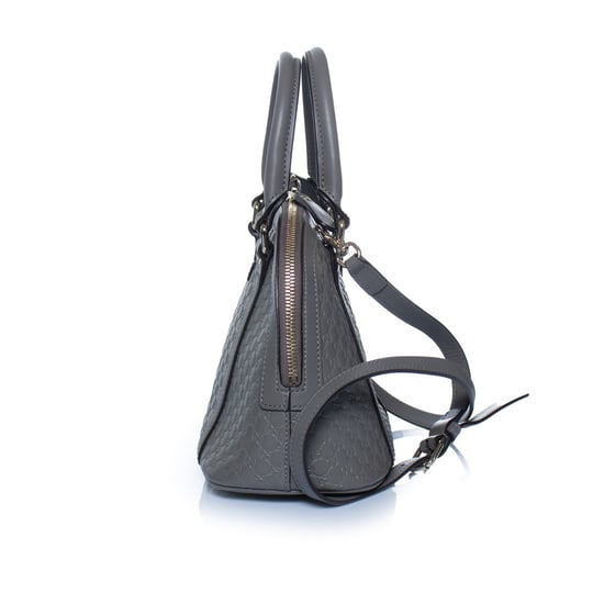 Gucci, Microguccissima Kuppeltasche in Grau - Image 5