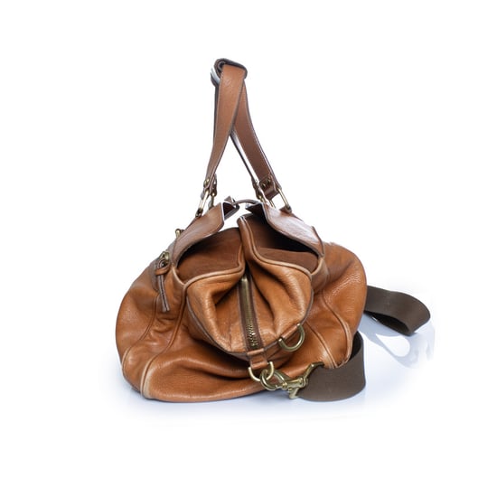 Maulbeere, braune Leder Mabel Umhängetasche - Image 4