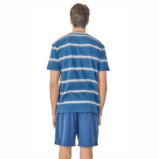 Herren Sommer Kurzarm Pyjama JJB21 - Image 3
