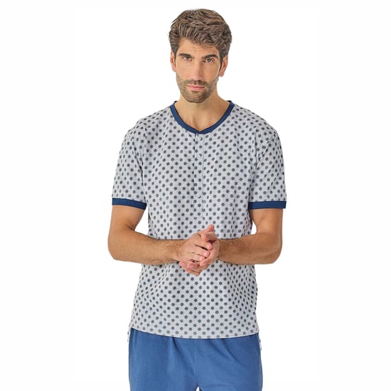 Herren Sommer Kurzarm Schlafanzug JJB21 - Image 2