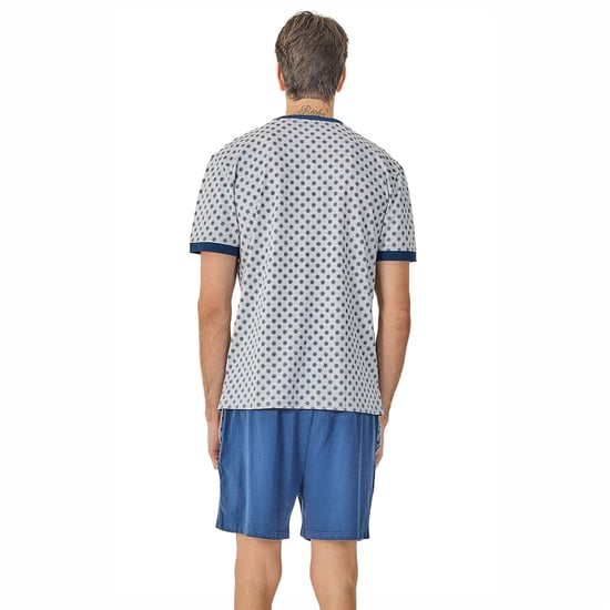 Herren Sommer Kurzarm Schlafanzug JJB21 - Image 3