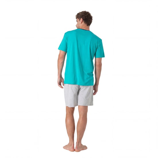 Herren Sommer Kurzpyjama MU17 - Image 3