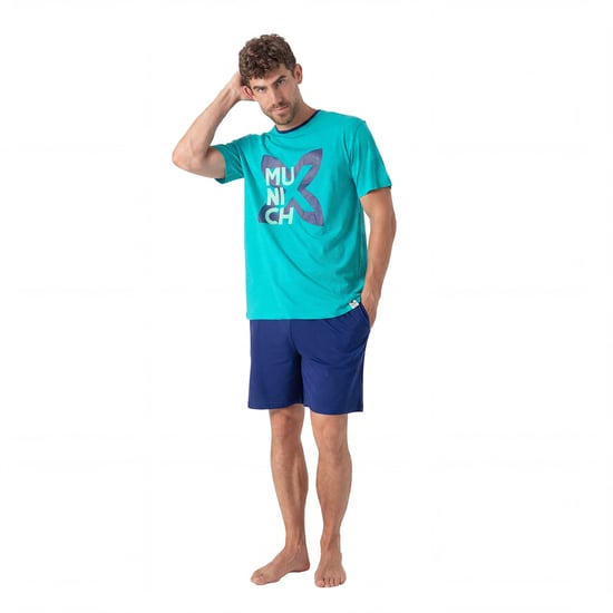 Herren Sommer Kurz-Pyjama MU9 - Image 2