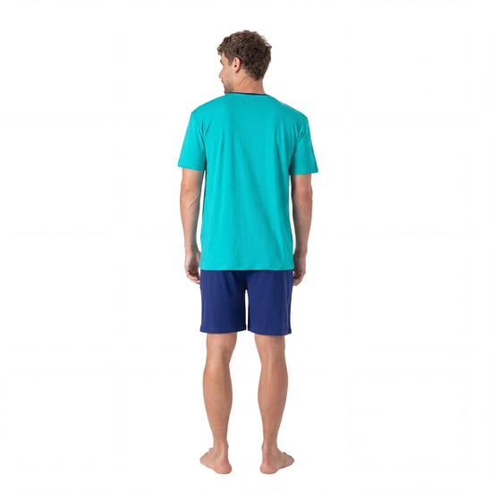 Herren Sommer Kurz-Pyjama MU9 - Image 3