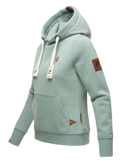 Navahoo Damen Hoodie Damlaa – Warmer Kapuzenpullover mit Hohem Kragen - Image 2