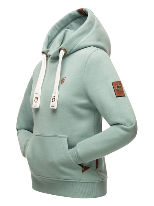 Navahoo Damen Hoodie Damlaa – Warmer Kapuzenpullover mit Hohem Kragen - Image 4