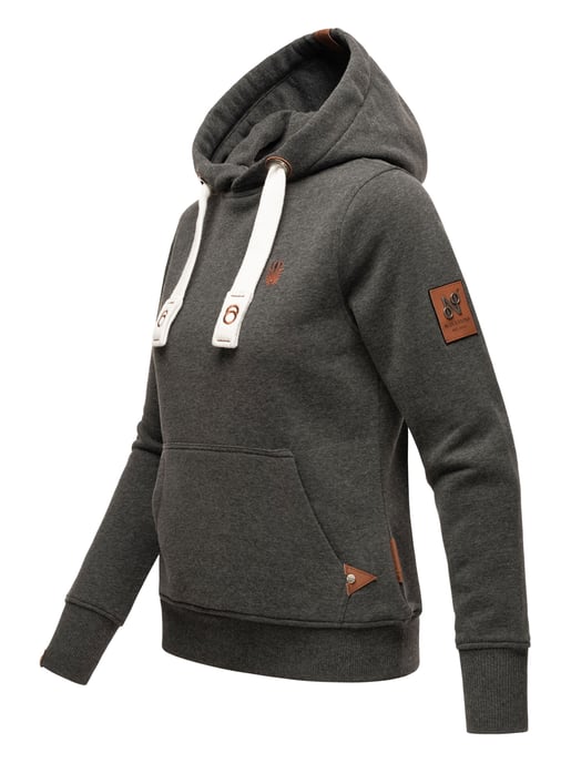 Navahoo Damen Hoodie Damlaa – Warmer Kapuzenpullover mit Hohem Kragen - Image 2