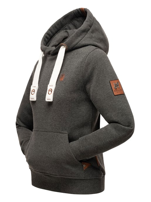 Navahoo Damen Hoodie Damlaa – Warmer Kapuzenpullover mit Hohem Kragen - Image 4