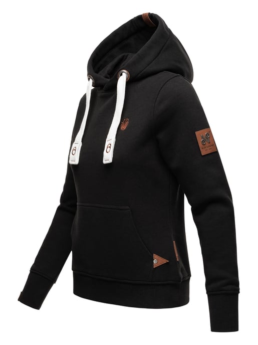 Navahoo Damen Hoodie Damlaa – Warmer Kapuzenpullover mit Hohem Kragen - Image 2