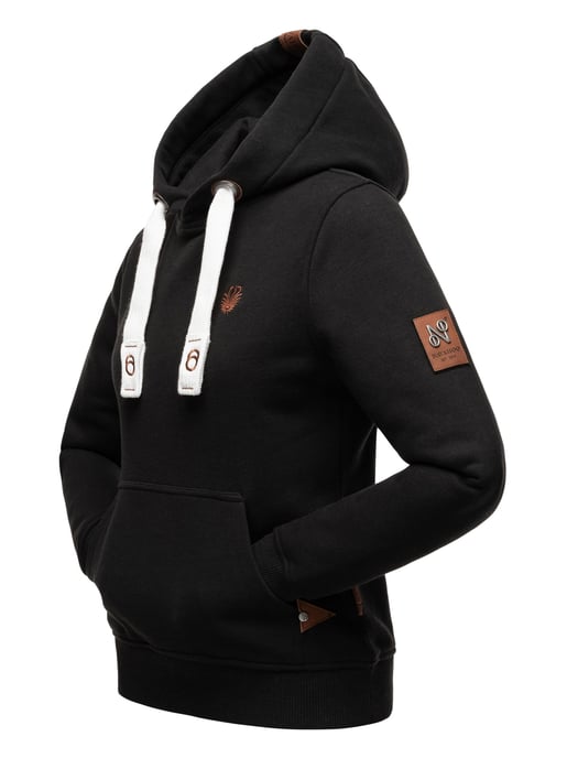 Navahoo Damen Hoodie Damlaa – Warmer Kapuzenpullover mit Hohem Kragen - Image 4