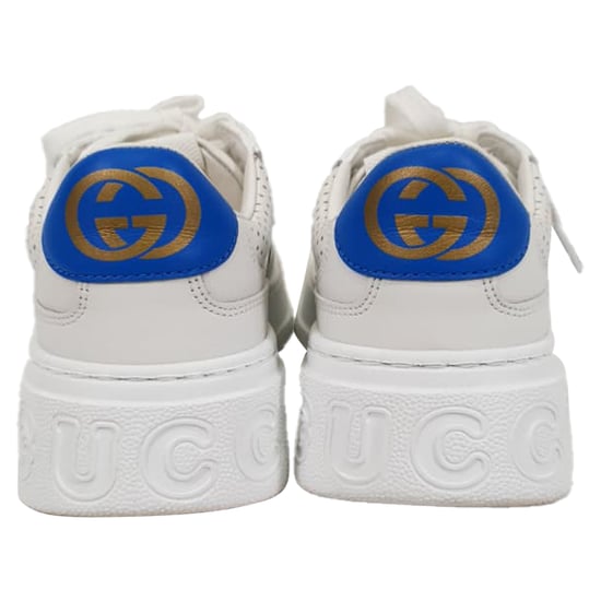 Gucci Chunky B Sneakers aus weißem Leder - Image 3