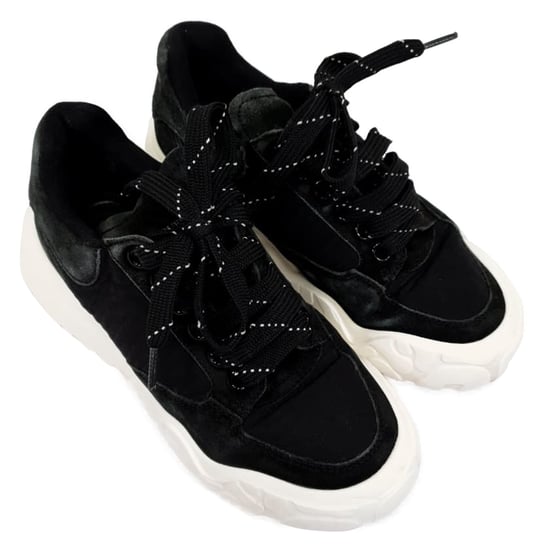 Alexander McQueen Court Chunky Sneaker aus schwarzem Wildleder - Image 5