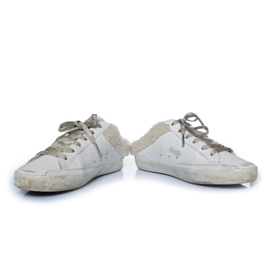 Golden Goose, Shearling Superstar Slip-On Sneakers - Image 5