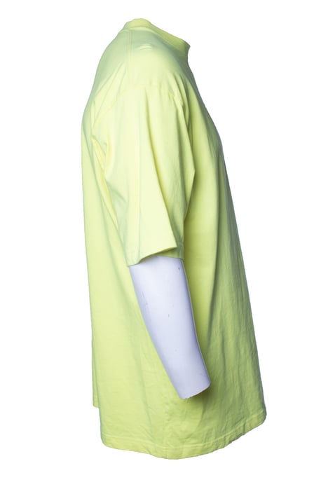 Balenciaga, gelbes T-Shirt mit Logo - Image 4
