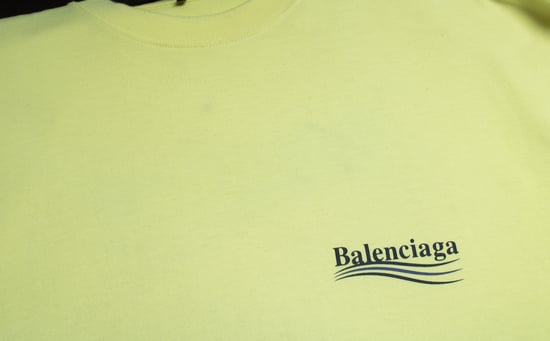 Balenciaga, gelbes T-Shirt mit Logo - Image 6
