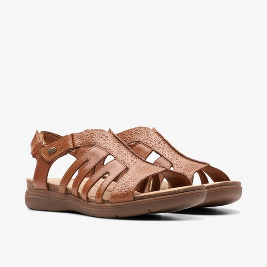 April Belle Tan Leather Sandalen - Image 4