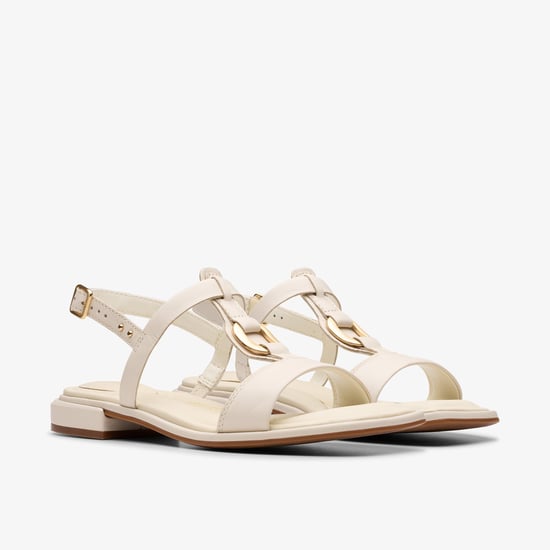 Ariany Sling Cream Leather Sandalen - Image 4