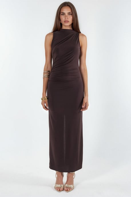 Raffiniertes Detail Bodycon Maxikleid - Image 5