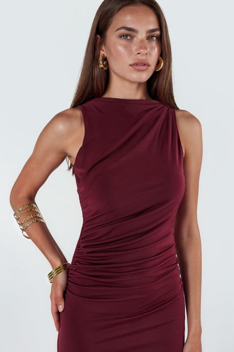 Raffiniertes Detail Bodycon Maxikleid - Image 2