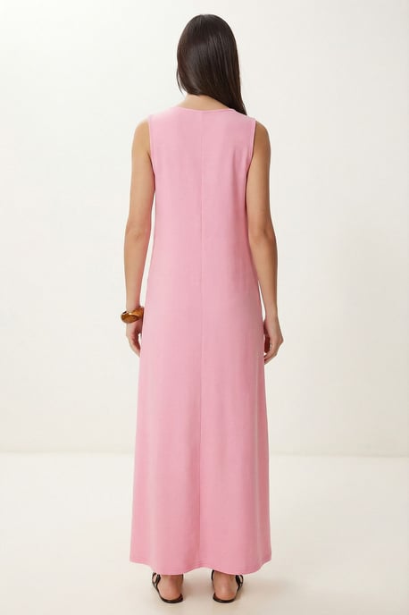 A-Linien-Midikleid mit Tasche - Image 3