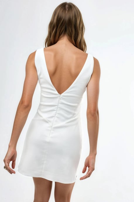 V-Ausschnitt Minikleid - Image 3