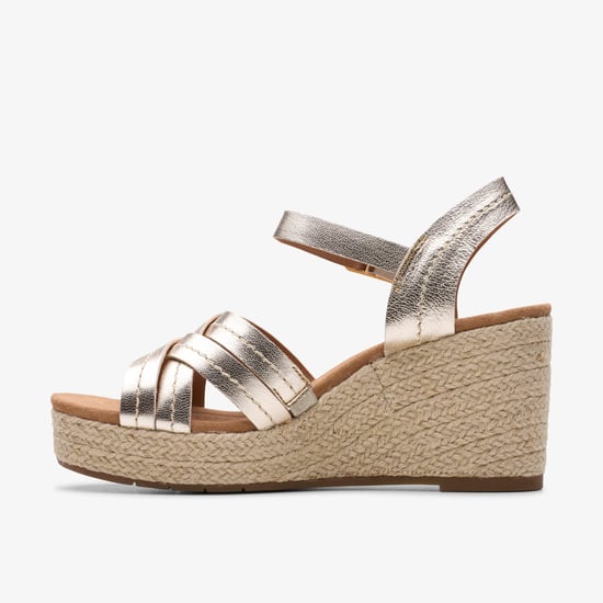 Sabina Strap Champagne Sandals - Image 3