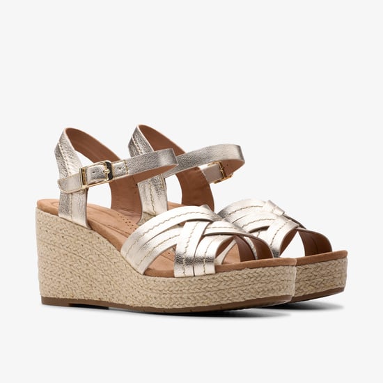 Sabina Strap Champagne Sandals - Image 5