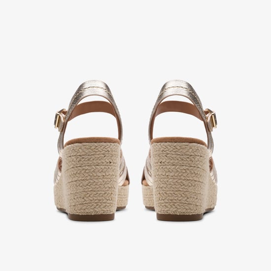 Sabina Strap Champagne Sandals - Image 6