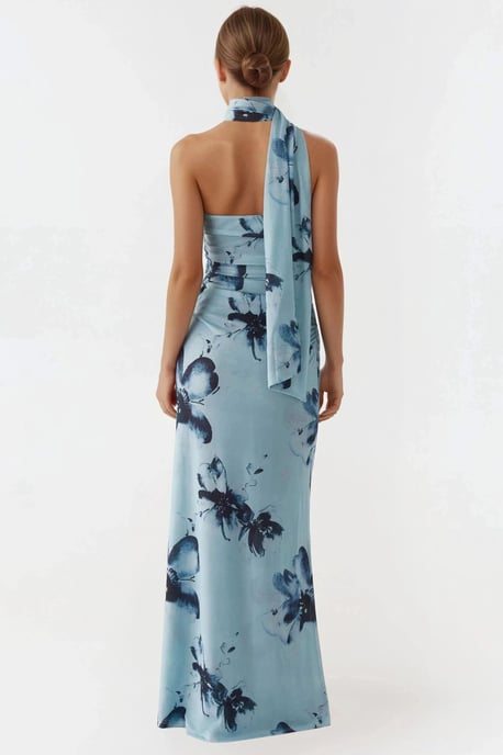 Trägerloses bedrucktes Bodycon-Maxikleid - Image 6