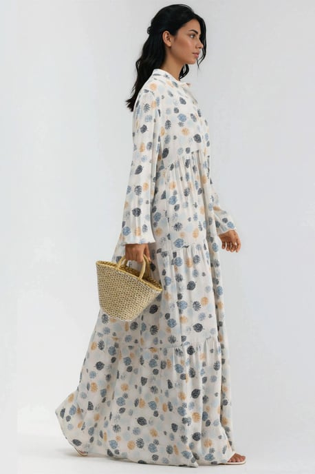 Bequemes Gemustertes Maxikleid - Image 3