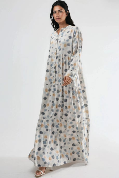 Bequemes Gemustertes Maxikleid - Image 5
