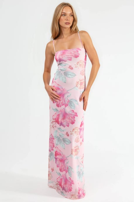 Blumen-Halterhals-Maxikleid - Image 6