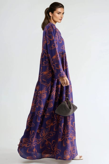 Bequemes Gemustertes Maxikleid - Image 2