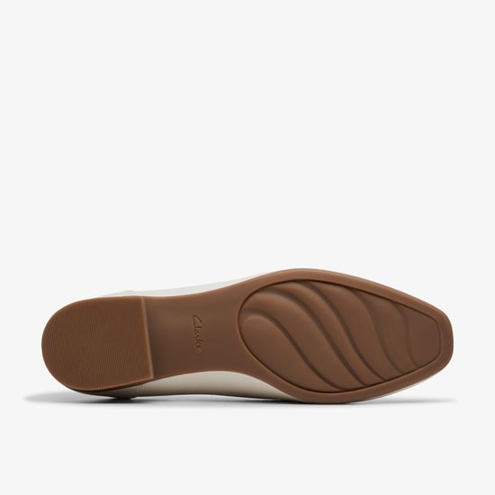 Juliet Aster Off White Leather Schuhe - Image 3