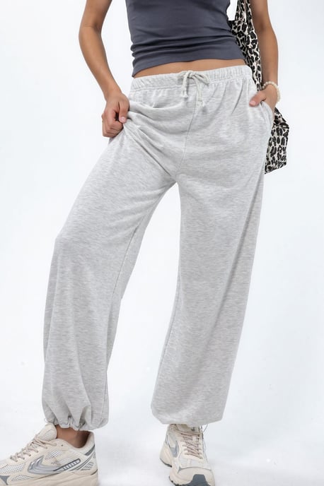 Damen Sweatpants aus Baumwollmischung mit geradem Bein - Image 2